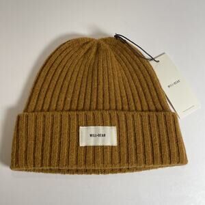 Will & Bear Levi Mustard Australian Wool Beanie. OS Soft Adventure